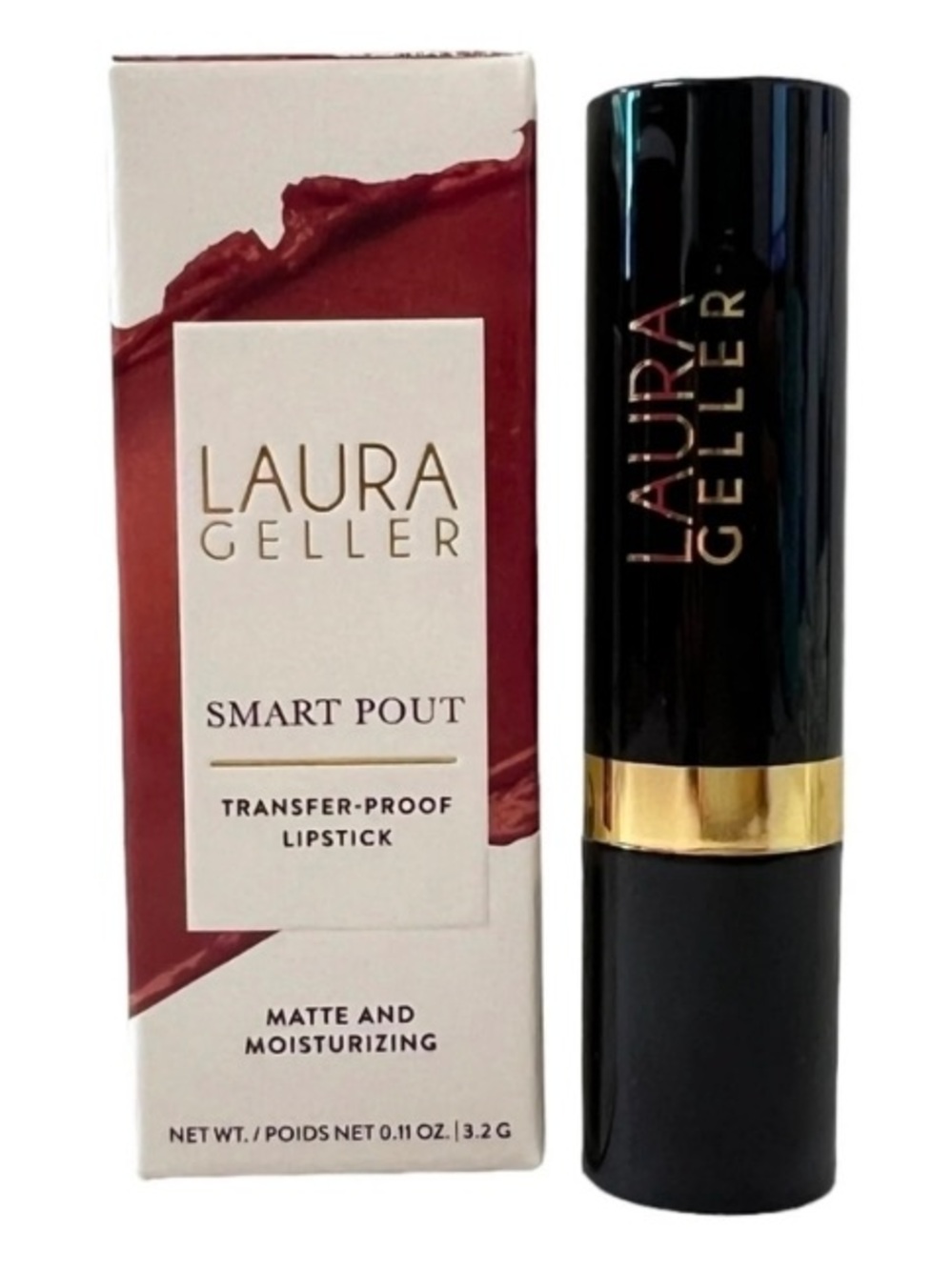 Laura Geller Witty Smart Pout Transfer-Proof Lipstick NWT - Picture 2 of 4